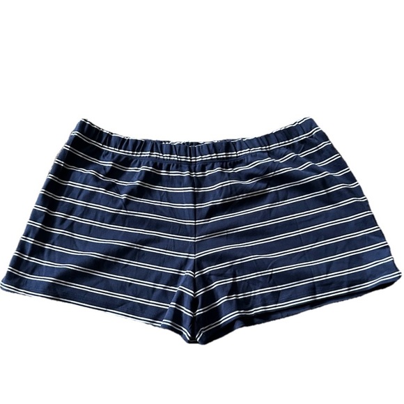 LAKE Other - Lake Pajamas Size Large Women’s Blue Stripe Sleep Bottom Shorts Pima Cotton